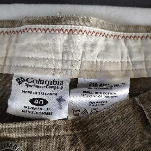 COLUMBIA MEN'S PANTS SIZE 40X32 OMNI-SHIELD - Picture 7 of 14